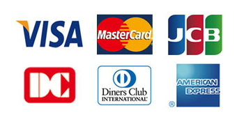 ご利用いただけるクレジットカード